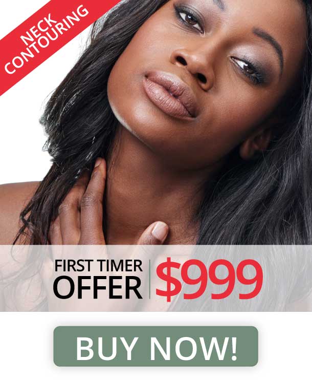 Neck Contouring First timer offer graphic.