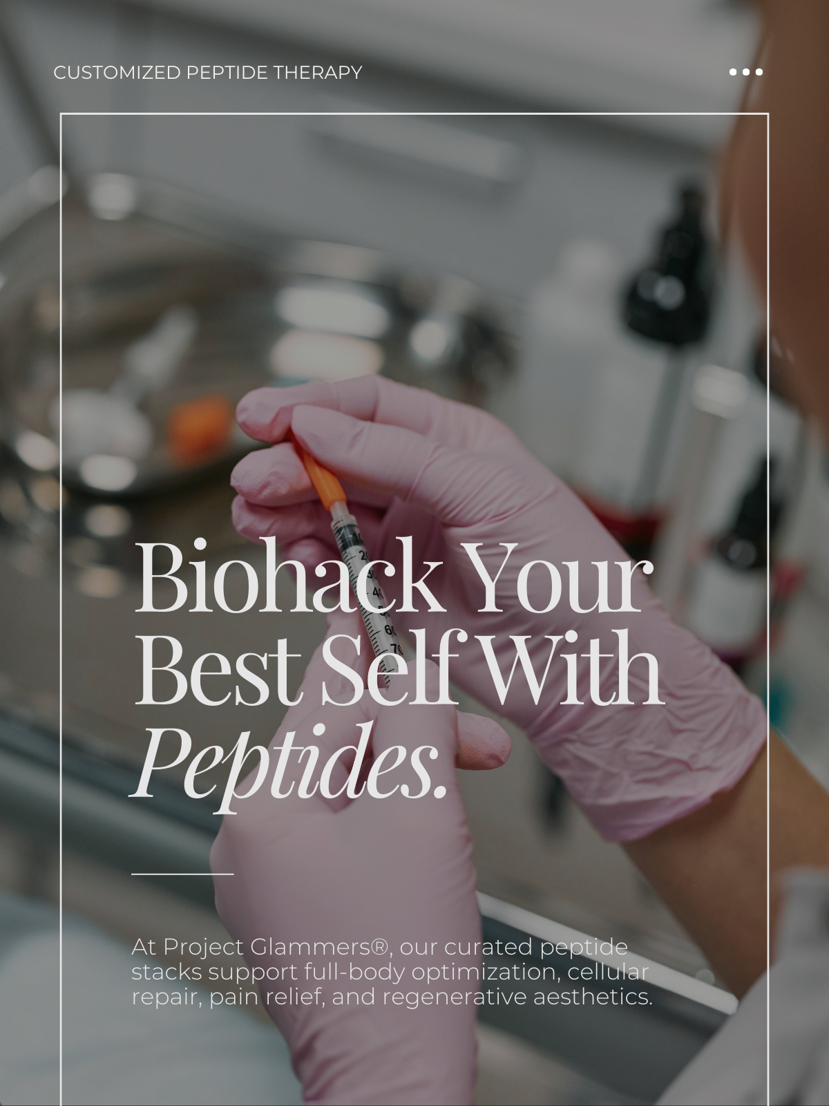 Biohack your best self with peptide therapy